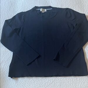 Free Assembly Navy Blue Crewneck Sweater, Size Medium